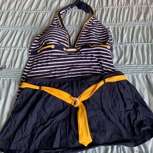 Nautica Swim Set - tankini and skirted bottom
